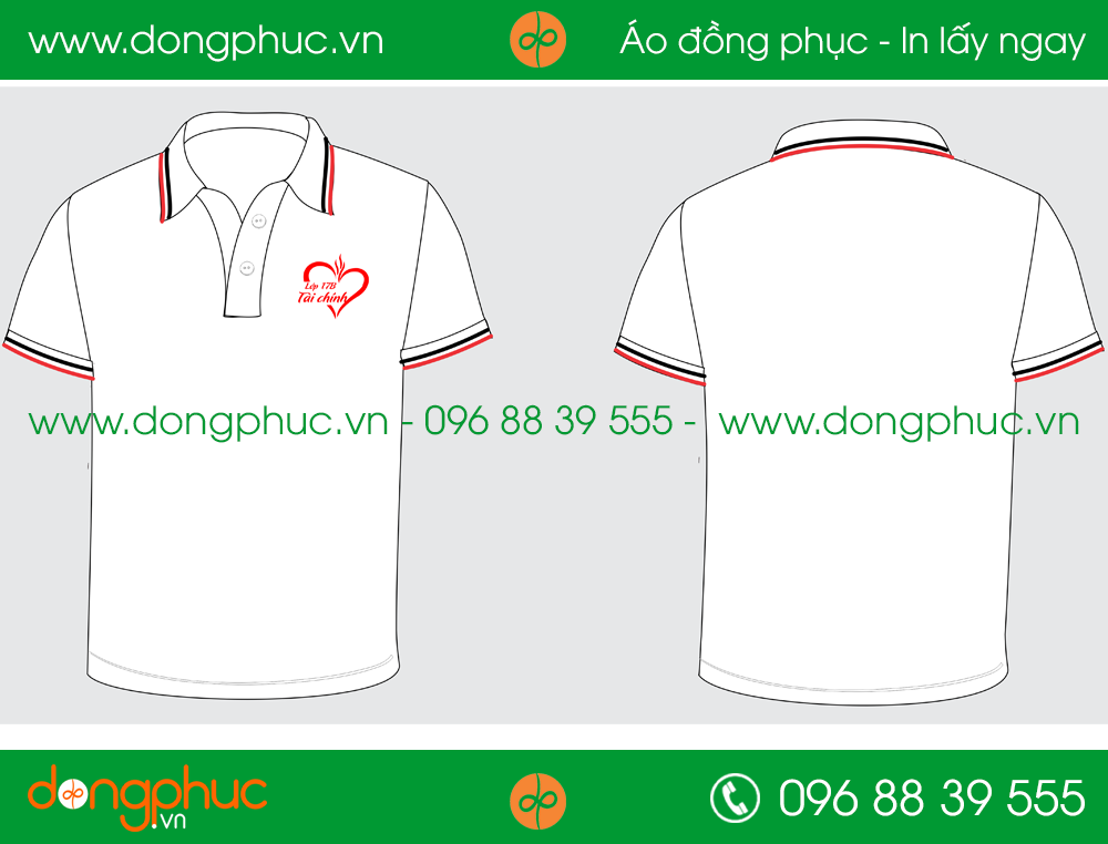 Áo phông đồng phục Lớp 17B